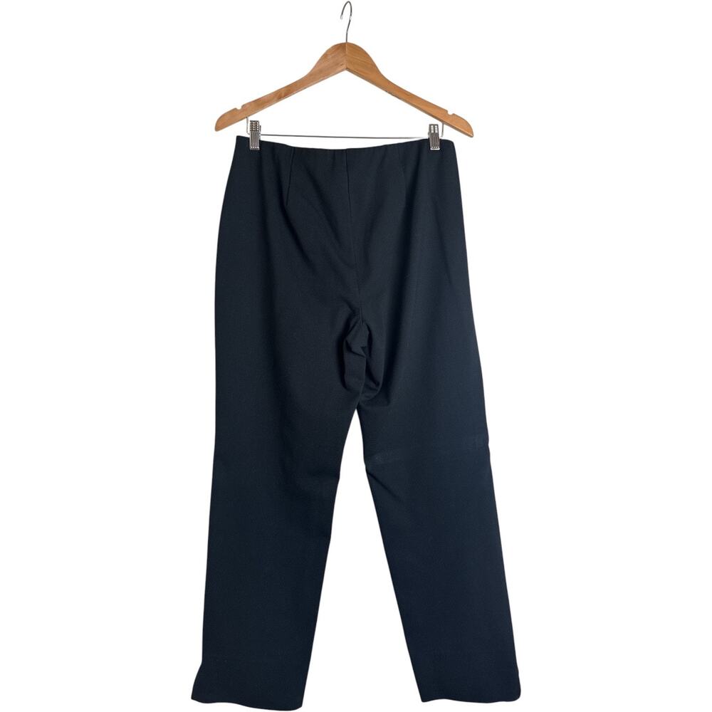 J.Jill Ponte Slim Leg Pants Women’s M Black Pull On Stretch Career - Picture 5 of 8